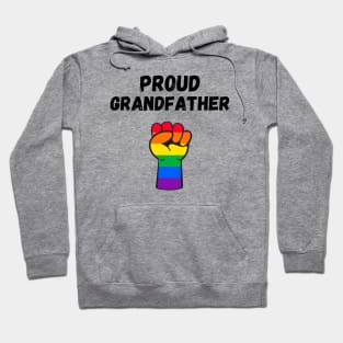 Proud Grandfather Rainbow Pride T Shirt Design Hoodie